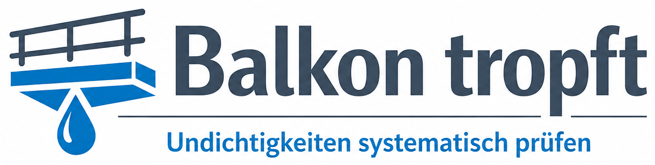Balkon tropft nach unten